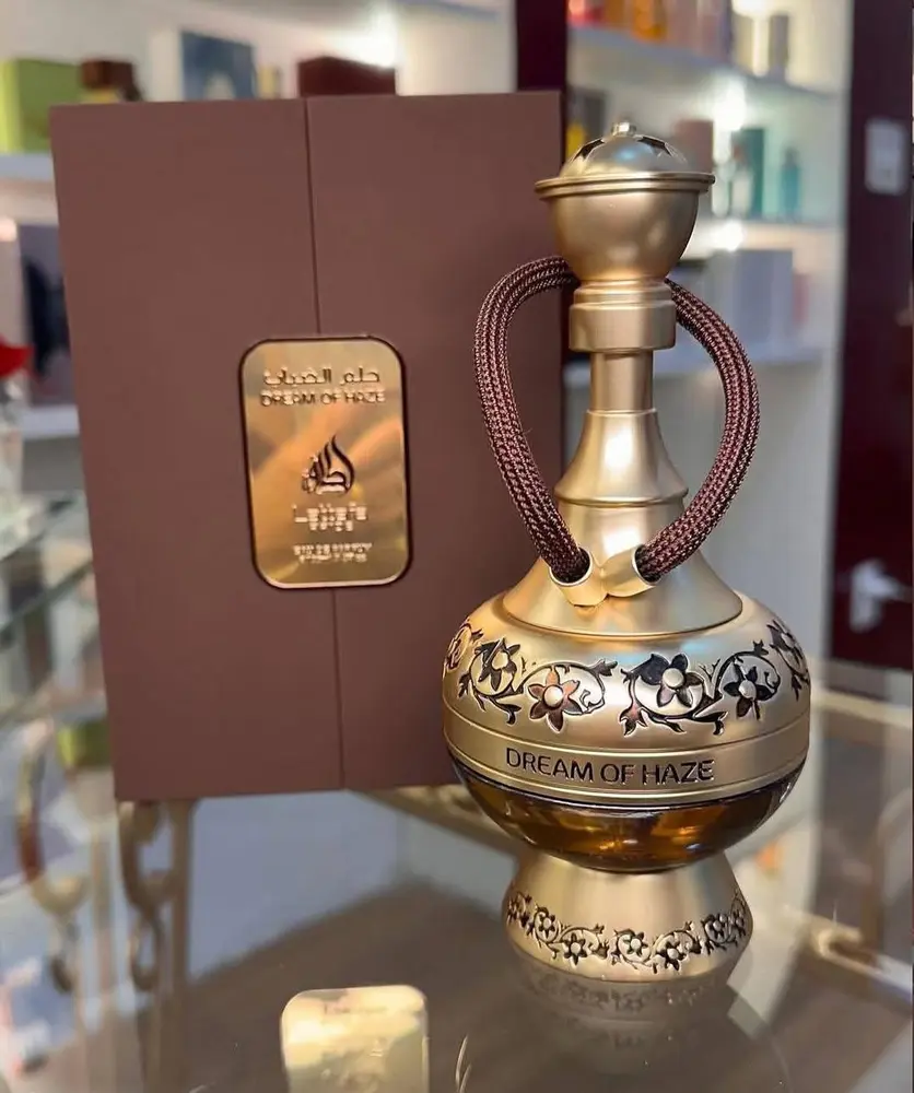 Perfume árabe Dream Of Raze, frasco na embalagem original